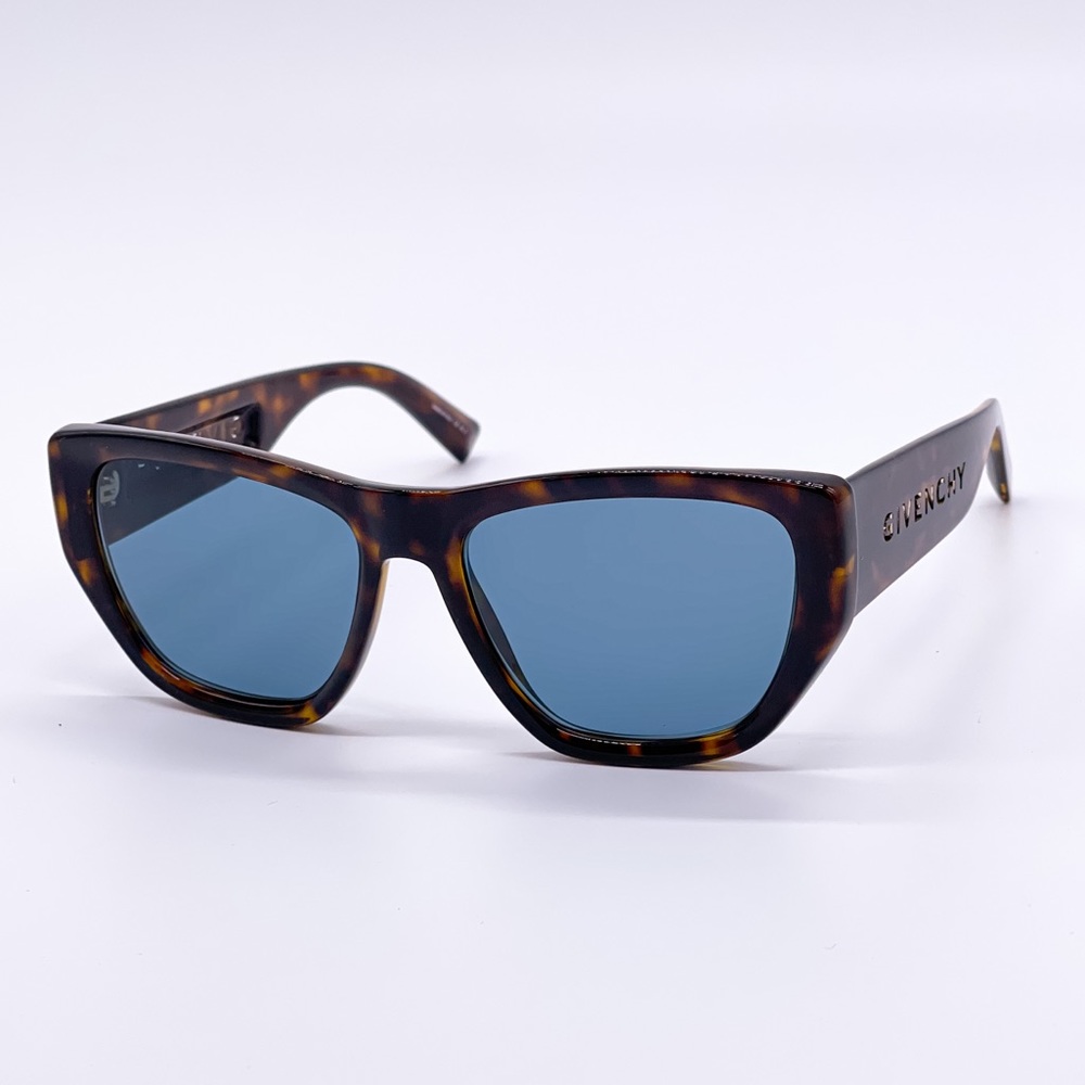 NEW GIVENCHY GV7202/S 086 HAVANA BLUE SUNGLASSES GIVENCHY GV 7202/S - Picture 3 of 14